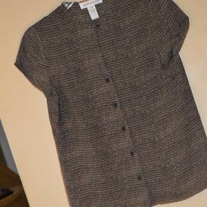 Jones New York 100% silk blouse - size 4.